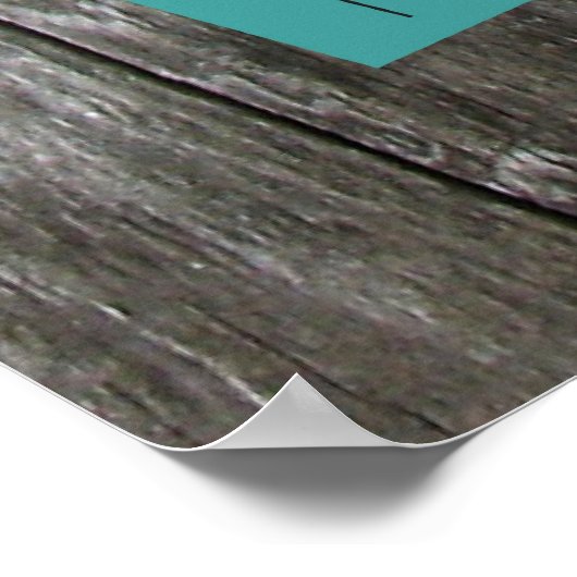 Jezus faalt nooit Christelijk Poster (Hoek)