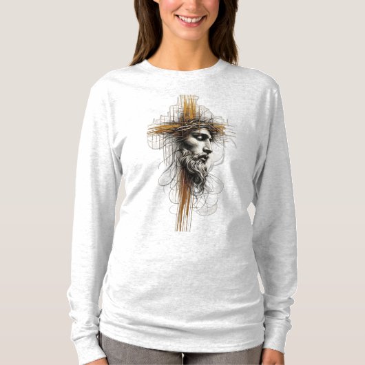 Jezus Face T-shirt (Voorkant)