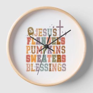 Jezus Flanels Pompoenen Sweaters Zegeningen