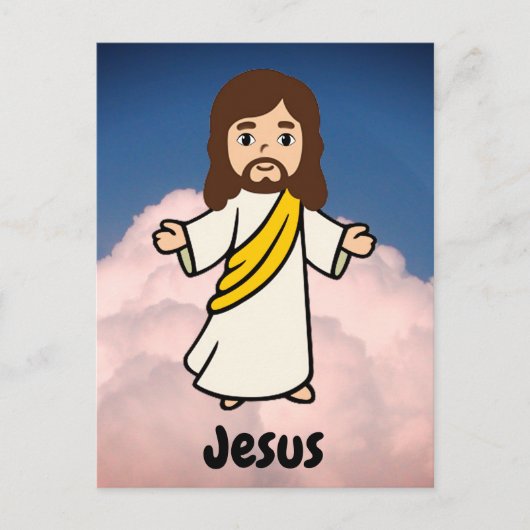 Jezus Flash-kaart Briefkaart (Voorkant)