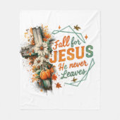 Jezus Fleece Deken (Voorkant)