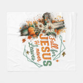 Jezus Fleece Deken (Voorkant (Horizontaal))