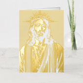 Jezus Folie Wenskaart (Voorkant)