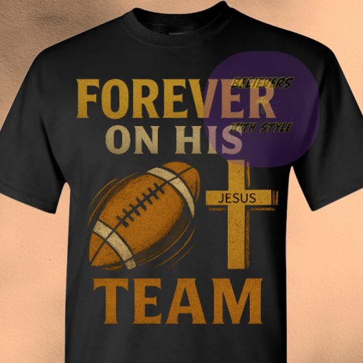 Jezus - Football - Christelijk T-shirt