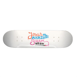 Jezus Freak Amazing Savior redt Christus Skateboar Persoonlijk Skateboard