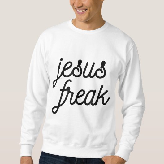 Jezus Freak Devotionele Bijbel Schrift Trui (Voorkant)