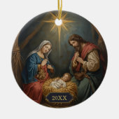 Jezus Geboorte Religieuze Kerst Ornamenten (Voorkant)