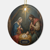 Jezus Geboorte Religieuze Kerst Ornamenten (Links)