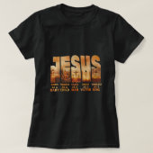Jezus geboren als een Baby dat Christelijk is als T-shirt (Design voorkant)