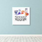 Jezus geboren canvas afdruk (Insitu (Houten vloer))