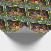 Jezus geboren manger cadeaupapier (Hoek)