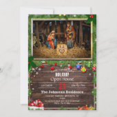 Jezus geboren manger kaart (Voorkant)