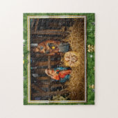 Jezus geboren manger legpuzzel (Verticaal)