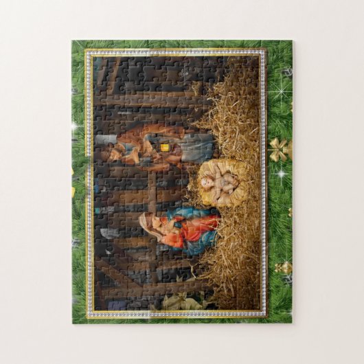 Jezus geboren manger legpuzzel (Verticaal)