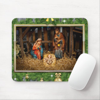 Jezus geboren manger muismat