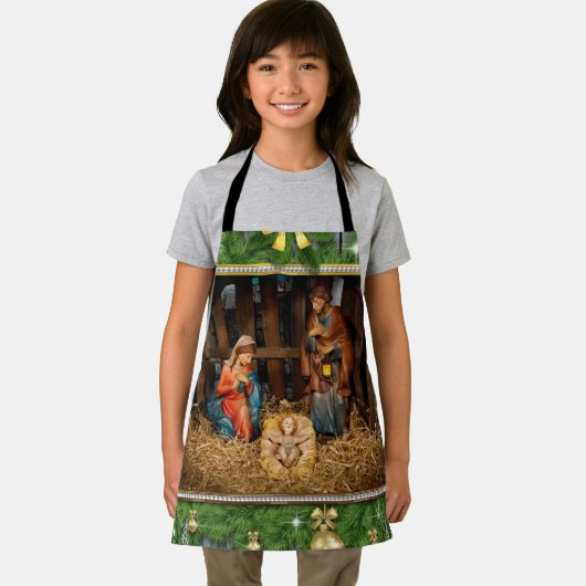 Jezus geboren manger schort (Insitu)