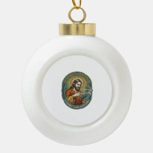 Jezus Gebroken Dubbelklikken Muis IT Kantoor Tech Keramische Bal Ornament