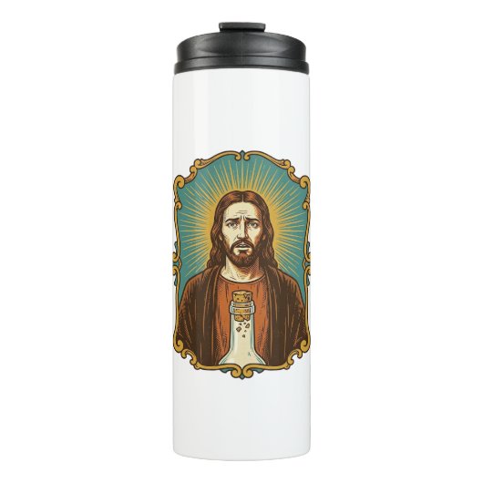 Jezus Gebroken Wijnkurk Vast in Fles Sommelier De (Voorkant)