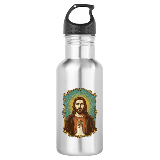 Jezus Gebroken Wijnkurk Vast in Fles Sommelier De (Voorkant)