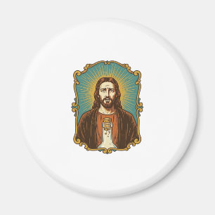Jezus Gebroken Wijnkurk Vast in Fles Sommelier De Magneet