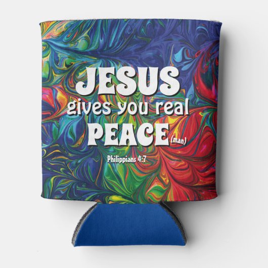 JEZUS GEEFT JE ECHTE RUST (MAN) Zomer van 69 Blikjeskoeler (Voorkant)