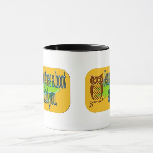 Jezus geeft je een pak koffie mok (Midden)