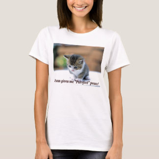 Jezus geeft me vrede (met Kat) T-shirt