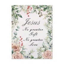 Jezus, geen cadeau, geen liefde meer, kerst