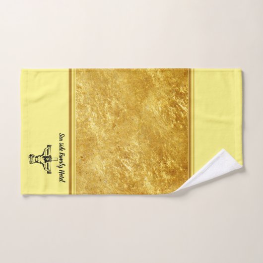 Jezus-geïnspireerde elegantie voor Seaside Family  Bad Handdoek (Handdoek)