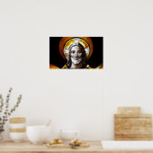Jezus (gekleurd glas)/Poster Poster (Keuken)