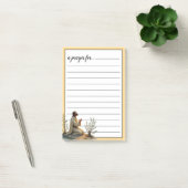 Jezus geknield in gebed Oorlogsvertrek Gebed Post-it® Notes (Kantoor)