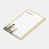 Jezus geknield in gebed Oorlogsvertrek Gebed Post-it® Notes (Schuin)