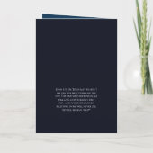 Jezus Gekruisigde Gezegende Pasen Kaart Blauw (Achterkant)