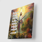 Jezus: Genade, Liefde, Goddelijke gemeenschap Vierkante Klok (Hoek)