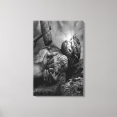 Jezus genageld verpakt canvas afdruk (Voorkant)