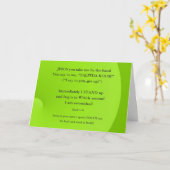 Jezus geneest Christelijk krijgen Kaart (Gele Bloem)