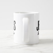 Jezus geneest grote koffiekop (Achterkant)