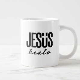 Jezus geneest grote koffiekop