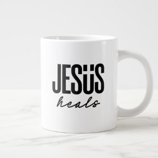 Jezus geneest grote koffiekop