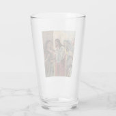 Jezus geneest het blinde man glas (Achterkant)
