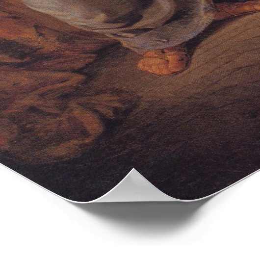 Jezus geneest het blinde Poster (Hoek)