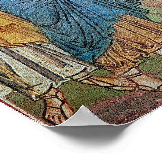 Jezus geneest leder poster (Hoek)