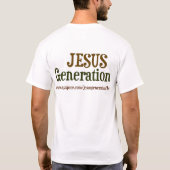 Jezus Generation T-shirt (Achterkant)
