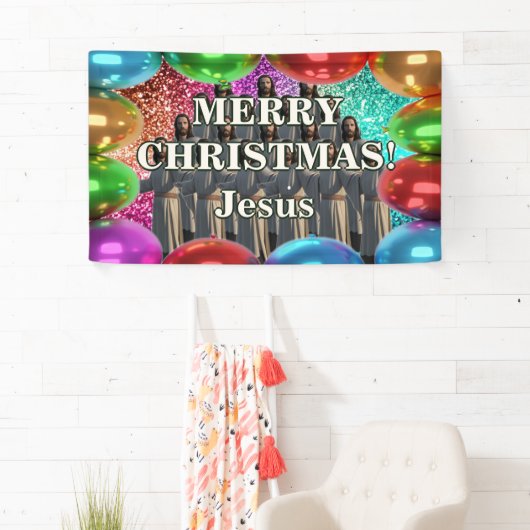 Jezus Gepersonaliseerde karakter verjaardag banner (Insitu)