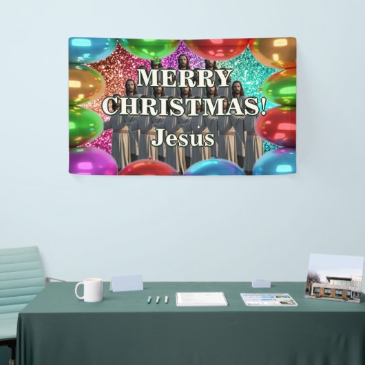 Jezus Gepersonaliseerde karakter verjaardag banner (Beurs)