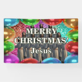 Jezus Gepersonaliseerde karakter verjaardag banner (Horizontaal)