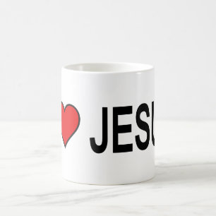 Jezus geschenken Ik hou van Jesus op 11oz mok
