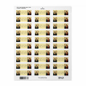 Jezus & Gezegende Maagd Maria retour adreslabels Etiket (Full Sheet)