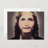 Jezus glimlachen briefkaart (Voorkant / Achterkant)