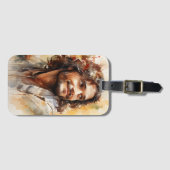 Jezus glimlacht Bagagelabel (Voorkant (horizontaal))